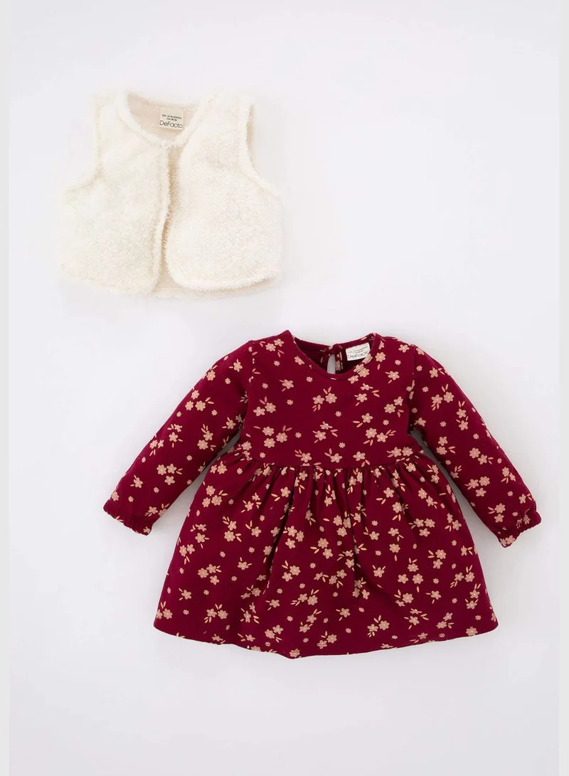 DeFacto 2 Pack BabyGirl Bike Neck Long Sleeve Knitted Set