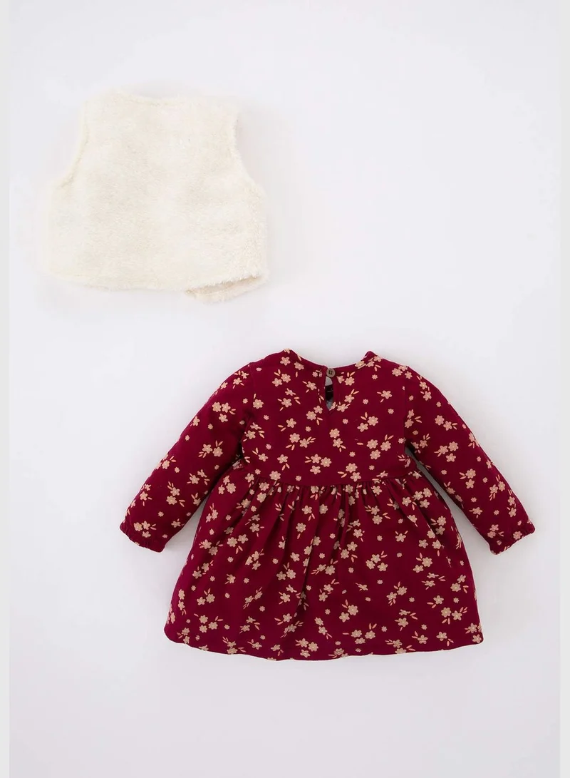 DeFacto 2 Pack BabyGirl Bike Neck Long Sleeve Knitted Set