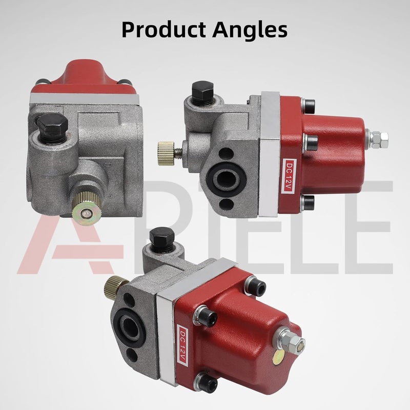 APIELE Fuel Shut Off Solenoid Valve for Cummins NTA855 & N14 M11 K38 K50 - 12VDC - Image 2