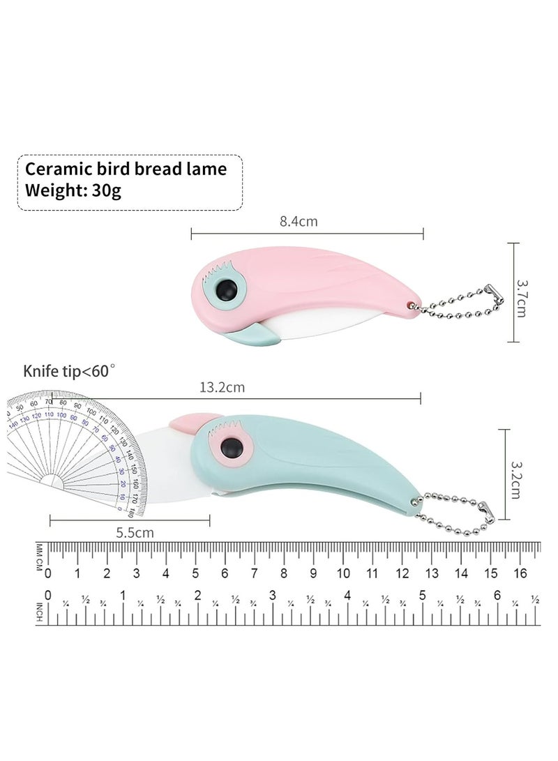 Oasisgalore 2PCS Bread Lame Slashing Tool，Foldable Lame Bread Cutter for Yeast Bread Baking - Image 3