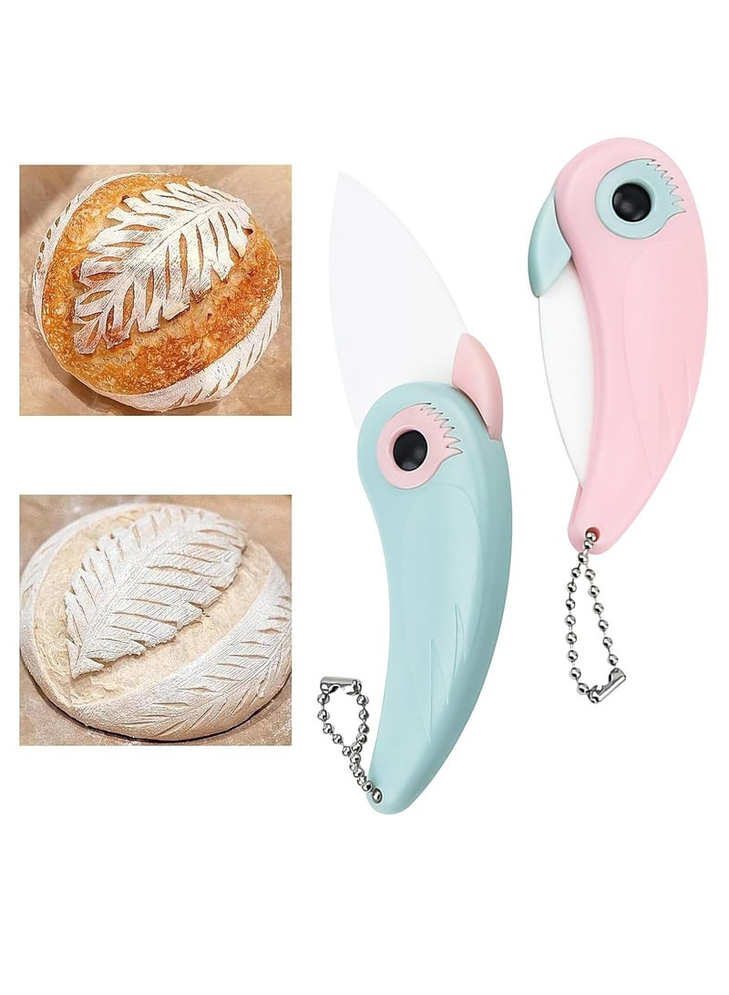 Oasisgalore 2PCS Bread Lame Slashing Tool，Foldable Lame Bread Cutter for Yeast Bread Baking - Image 1