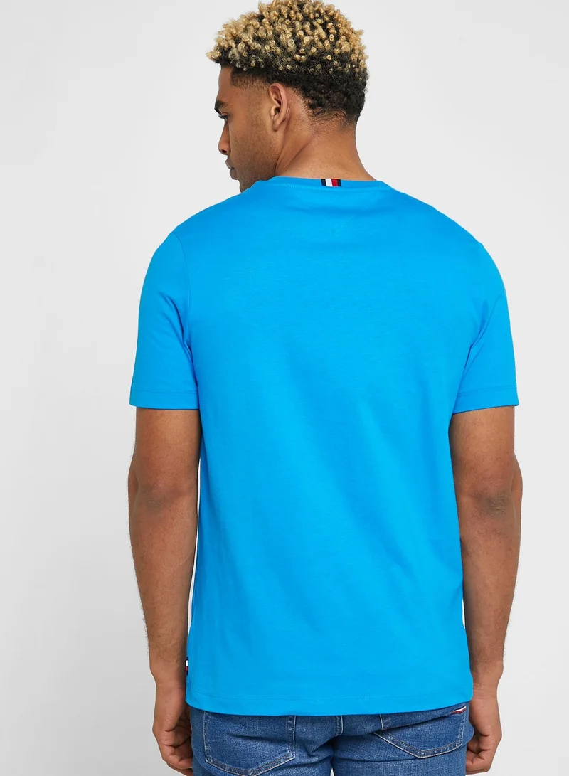 TOMMY HILFIGER Slogan Crew Neck T-Shirt