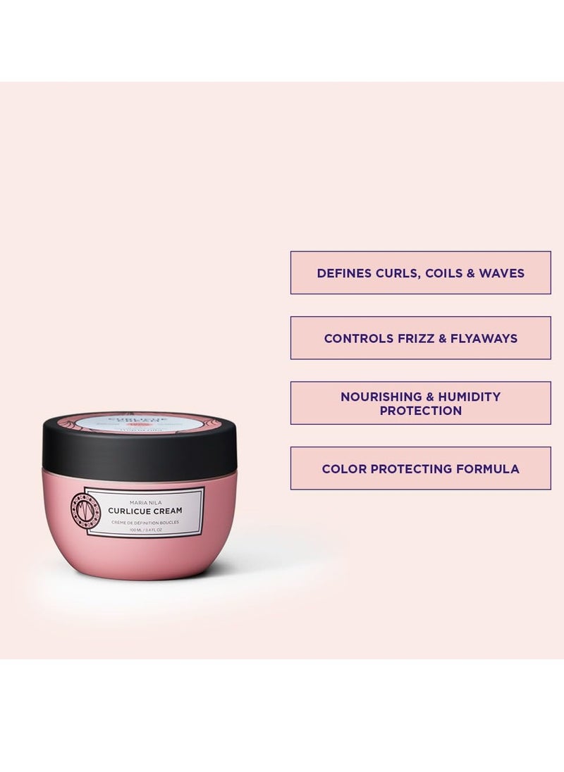 Maria Nila Maria Nila Hair Styling Cream, 3.4 Fl Oz, 100% Vegan & Sulfate/Paraben free  - Image 3