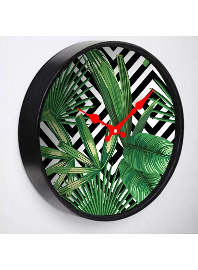 RIZARIES Tropical Geometric Wall Clock  - Image 2