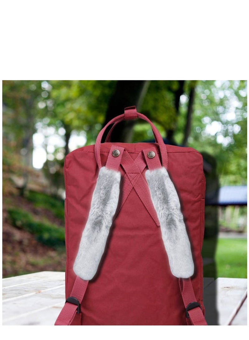 Excefore Soft Faux Sheepskin Seat Belt Shoulder Pad, 2 Pack Plush Car Seat Belt Shoulder Pads Cover - Image 4