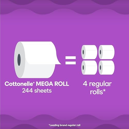 Cottonelle Ultra Comfort Toilet Paper, 9 Mega Rolls = 36 Regular Rolls, Packaging May Vary - Image 2