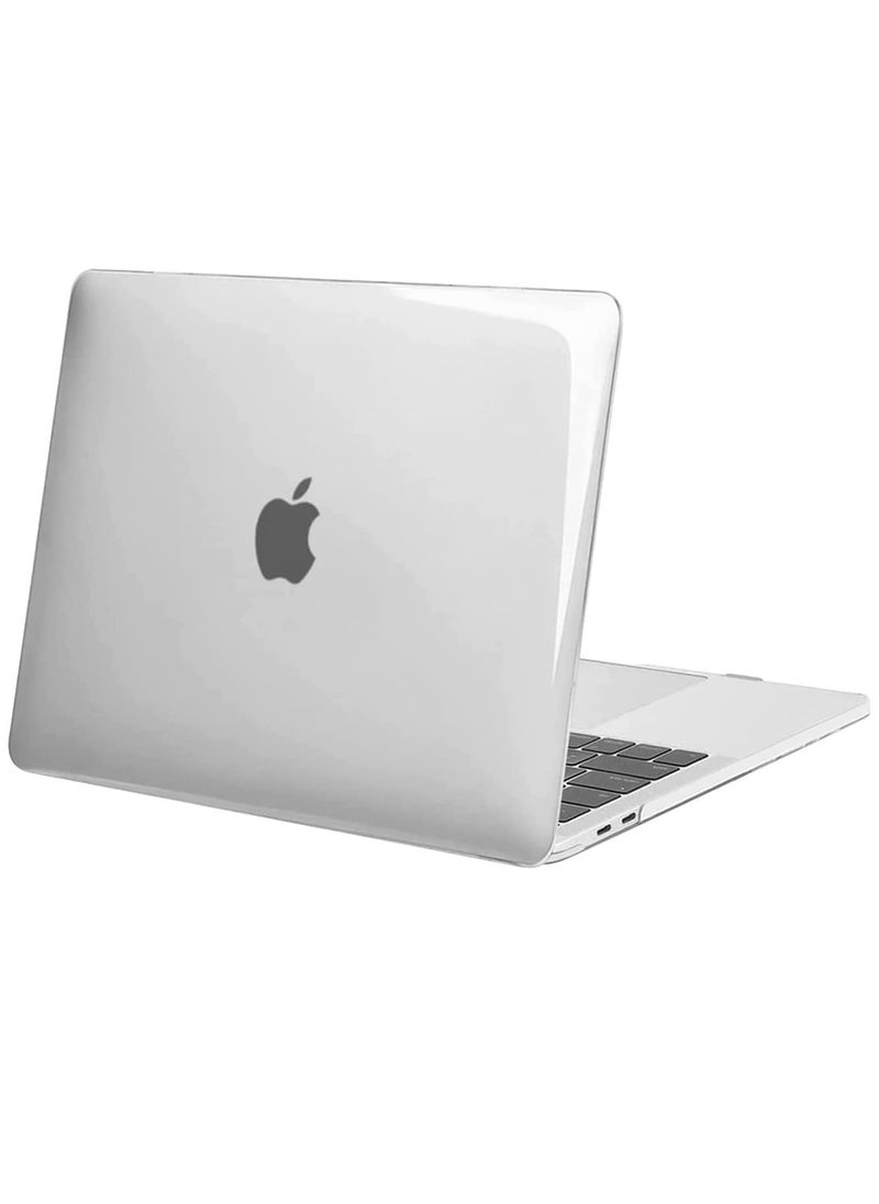 Generic Compatible with MacBook Air 13.6 inch Case 2022 2023 Release A2681 M2 Chip With Liquid Retina Display Touch ID Protective Plastic Hard Shell Case Cover Clear  - Image 1