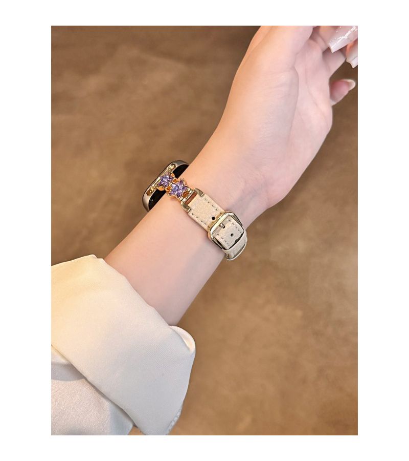 Pink Diamond Star Watch Band For Huawei GT4 GT5 20mm Five Pointed Star Strap - Image 3