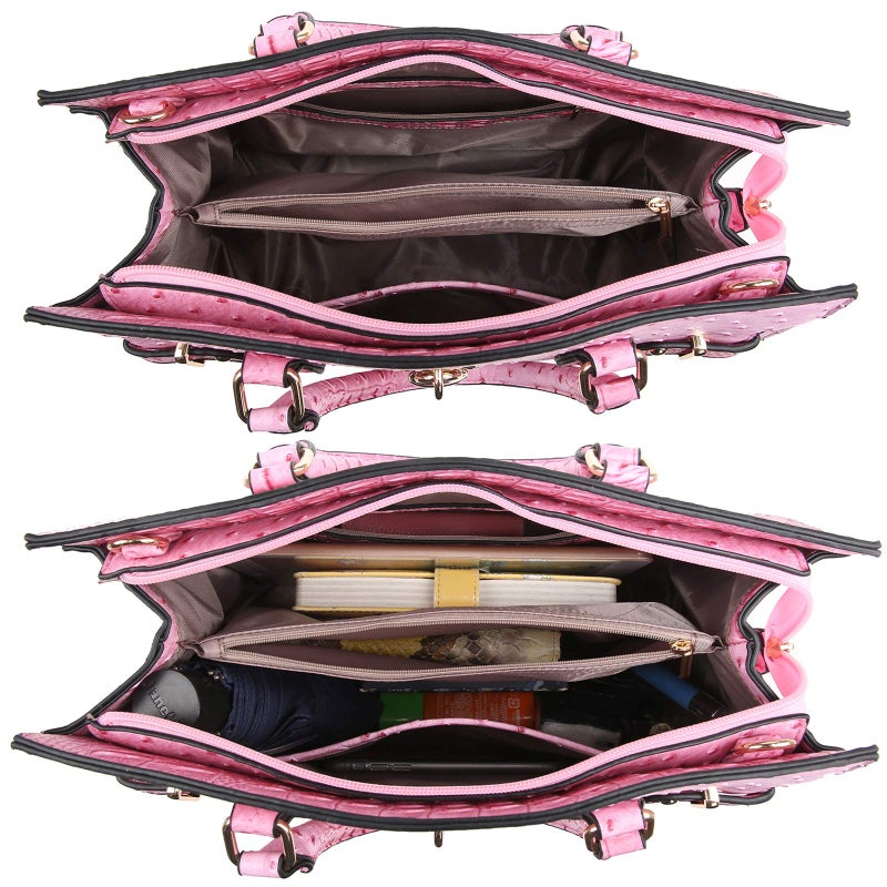 Dasein Women Handbags and Purses Ladies Shoulder Bag Top Handle Satchel Tote Work Bag with Wallet - Image 5