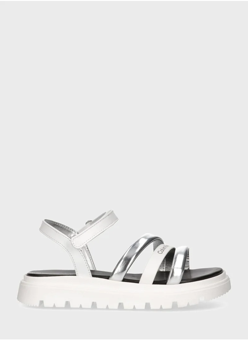 Calvin Klein Jeans Kids Buckle Sandal