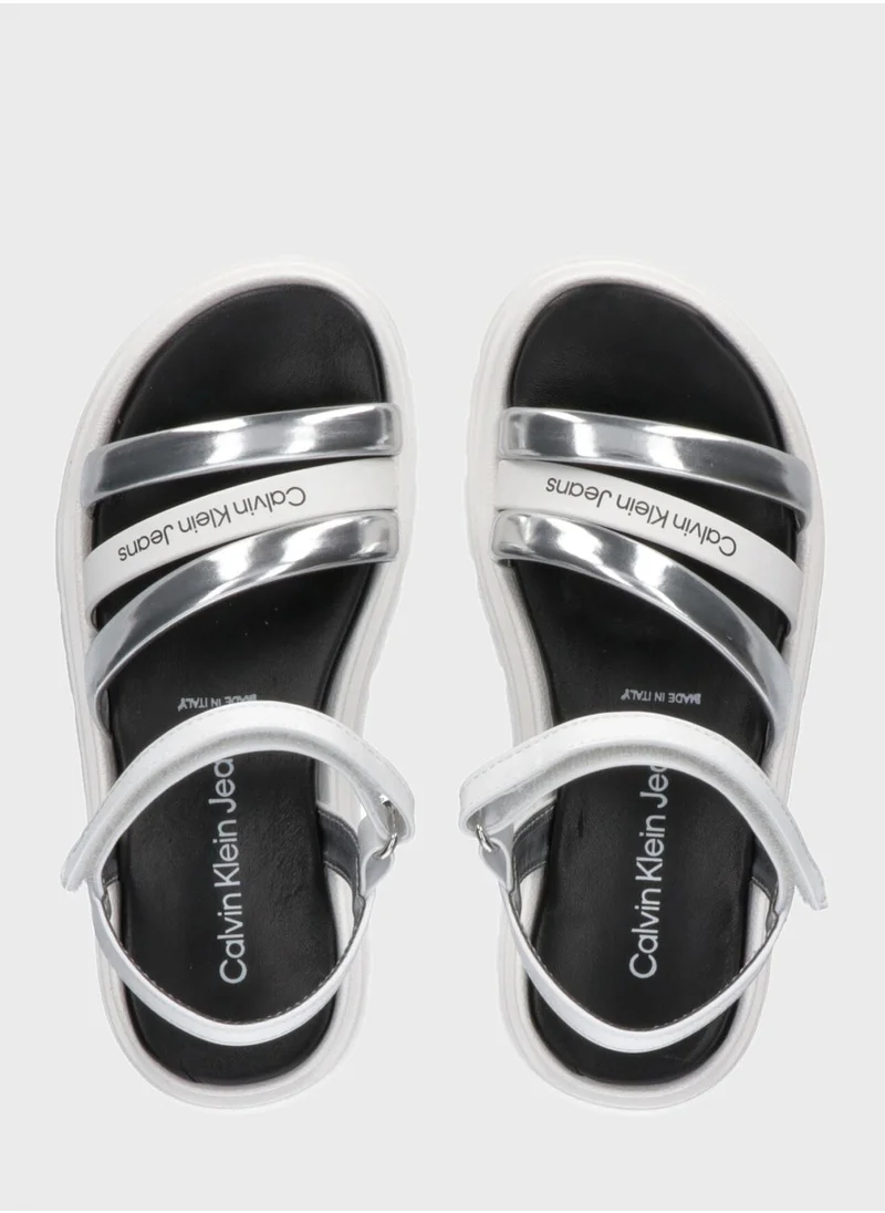 Calvin Klein Jeans Kids Buckle Sandal
