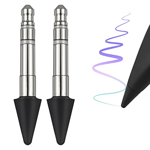 REEYEAR Slim Pen 2 Tips (2 Pack) Replacement fits for Surface Slim Pen 2, Real-Time Sensitivity Replacement nibs fits for Surface Pro 8/Surface Pro X/Surface Laptop Studio/Surface Duo 2 Table Pen - Image 1