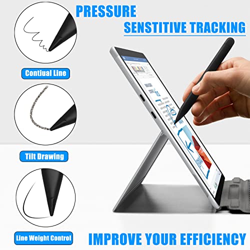 REEYEAR Slim Pen 2 Tips (2 Pack) Replacement fits for Surface Slim Pen 2, Real-Time Sensitivity Replacement nibs fits for Surface Pro 8/Surface Pro X/Surface Laptop Studio/Surface Duo 2 Table Pen - Image 3