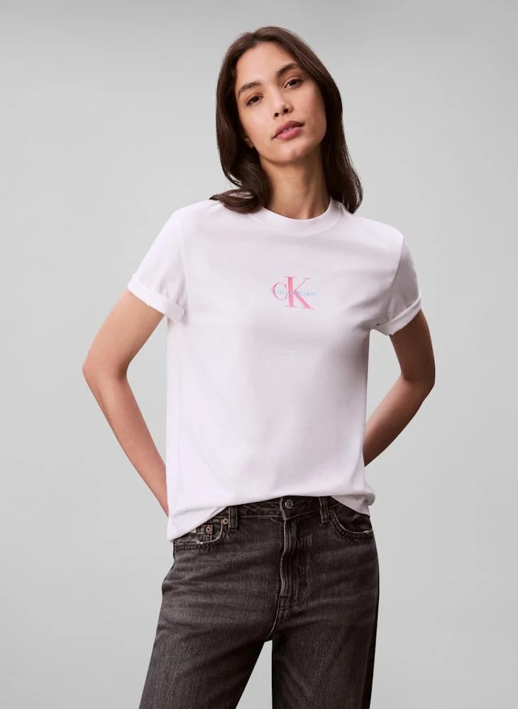 Calvin Klein Jeans Logo Crew Neck T-Shirt