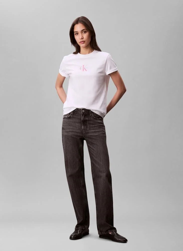 Calvin Klein Jeans Logo Crew Neck T-Shirt