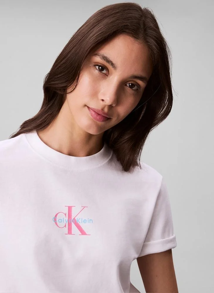 Calvin Klein Jeans Logo Crew Neck T-Shirt