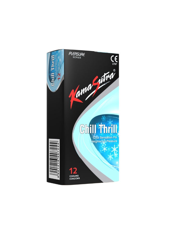 Kamasutra Pack Of 12 Chill Thrill Condoms - Image 1