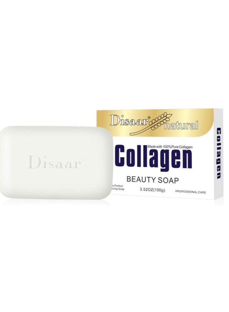 Disaar Natural Collagen Beauty Soap 100g - Image 1