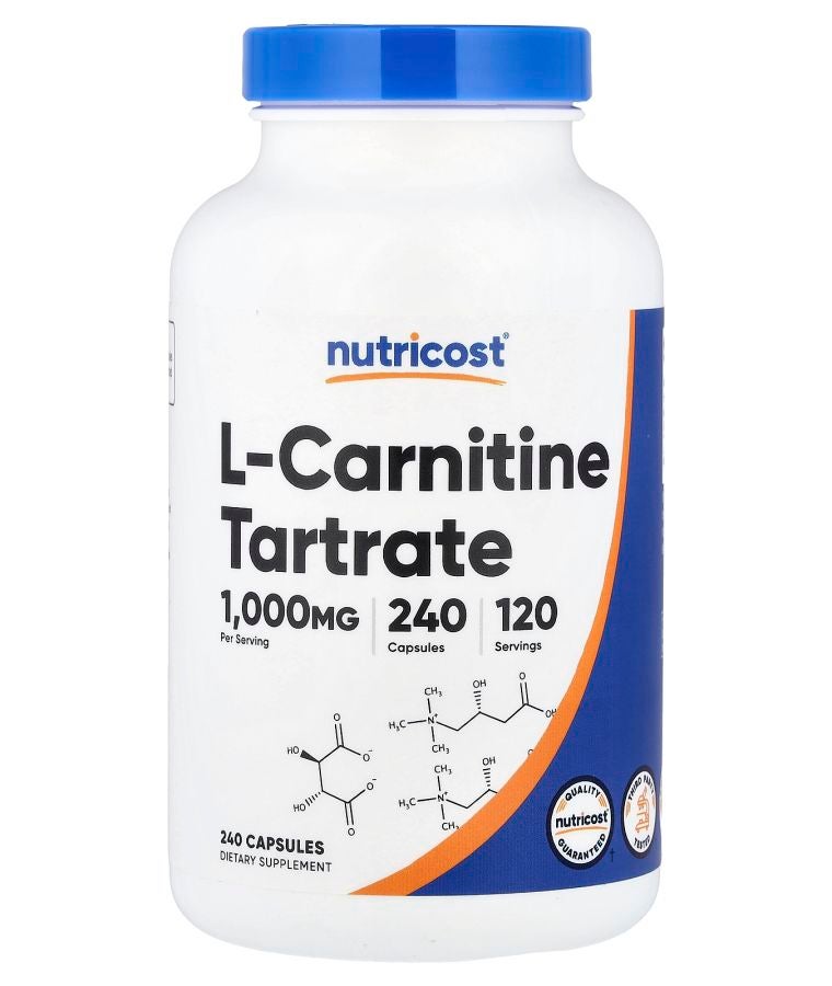 L-Carnitine Tartrate 240 Capsules (500 mg per Capsule)