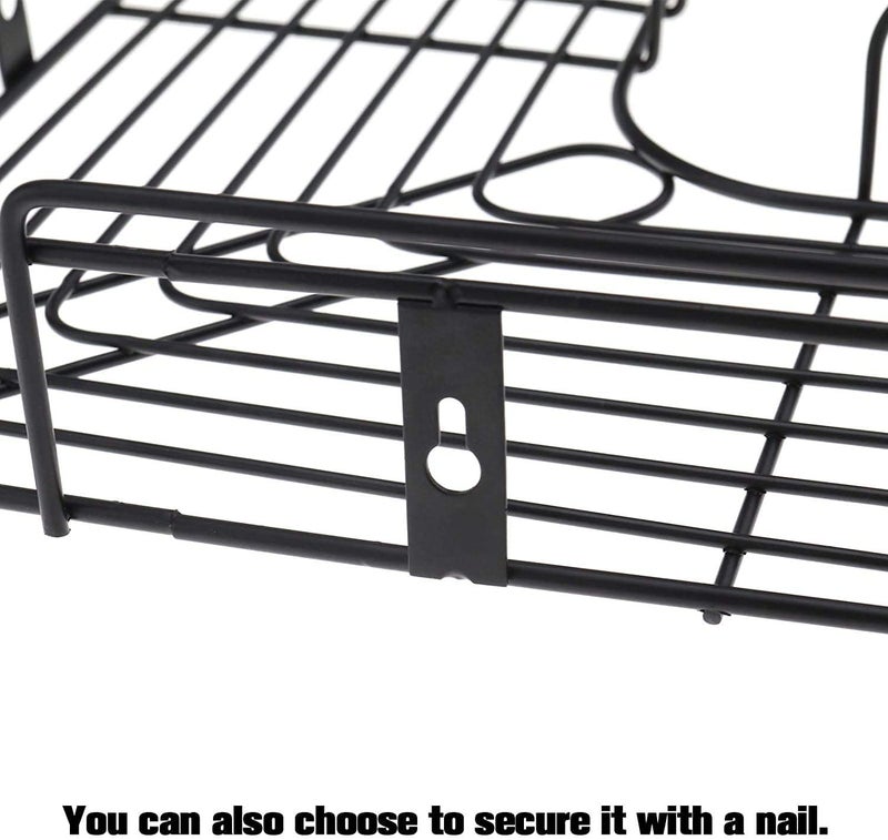 Sakar Sales Kitchen Bathroom Corner Shelf Wall Mount Storage Rack Bathroom Rack Soap Holder Storage Box Shower Rack Shelf, Bathroom Racks and Shelves, Bathroom Stands and Racks (1 Piece). - Image 3