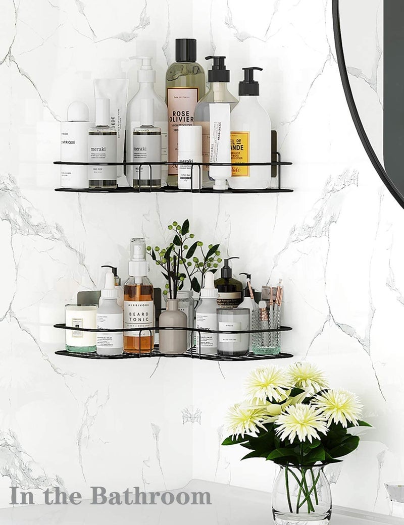 Sakar Sales Kitchen Bathroom Corner Shelf Wall Mount Storage Rack Bathroom Rack Soap Holder Storage Box Shower Rack Shelf, Bathroom Racks and Shelves, Bathroom Stands and Racks (1 Piece). - Image 5