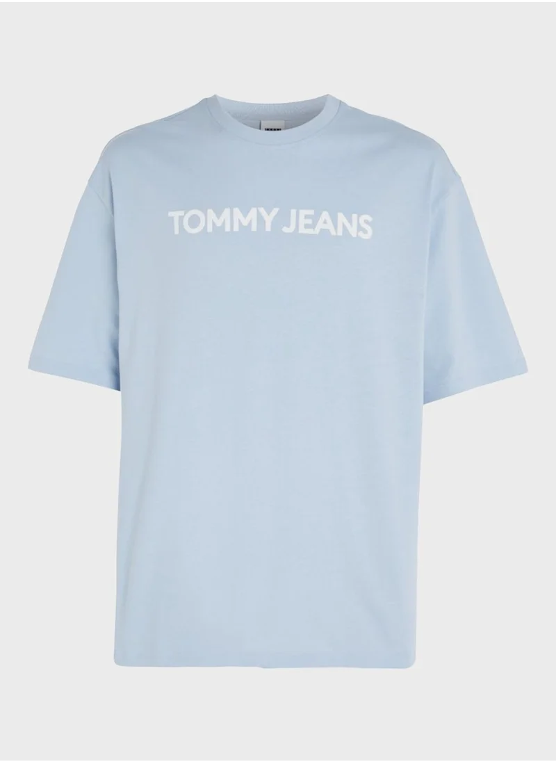 TOMMY JEANS Logo Crew Neck T-Shirt