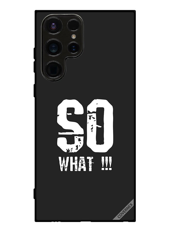 Covernex Protective Case Cover For Samsung Galaxy S23 Ultra So What - Image 1