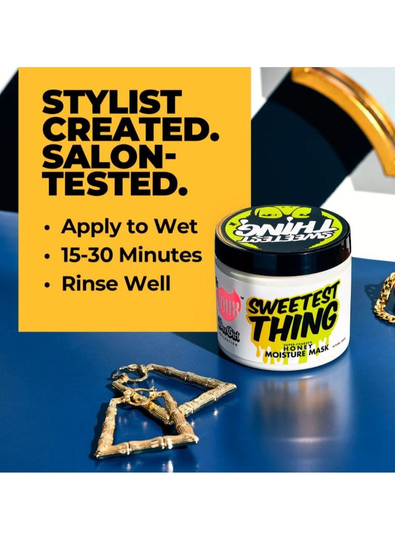 THE DOUX Sweetest thing Super Charged Honey Moisture Mask Suitable for Curly Hair 454g - Image 3