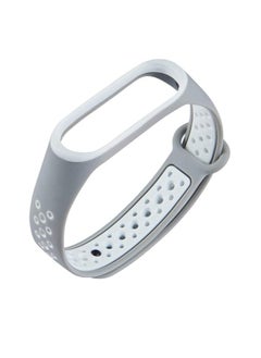 Generic Sport Silicone Bracelet Strap Band For Xiaomi Mi Band 3 / 4 Breathable Strap Replacement M3 M4 Plus Bracelet  - Image 2