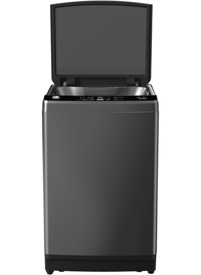 HOOVER 12 kg TopLoadingWashing Machine-QuickWash,Soft Closing Door,Detergent Drawer,PowerOff Memory,StainlessSteel Drum,Drum Clean,Rust-Proof Cabinet,With Pump,ChildLock,1-YearWarranty Grey- HTL-M12-G 12 kg HTL-M12-G Grey - Image 3