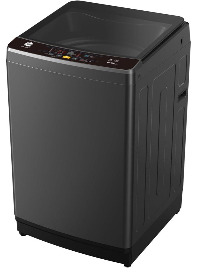 HOOVER 12 kg TopLoadingWashing Machine-QuickWash,Soft Closing Door,Detergent Drawer,PowerOff Memory,StainlessSteel Drum,Drum Clean,Rust-Proof Cabinet,With Pump,ChildLock,1-YearWarranty Grey- HTL-M12-G 12 kg HTL-M12-G Grey - Image 2