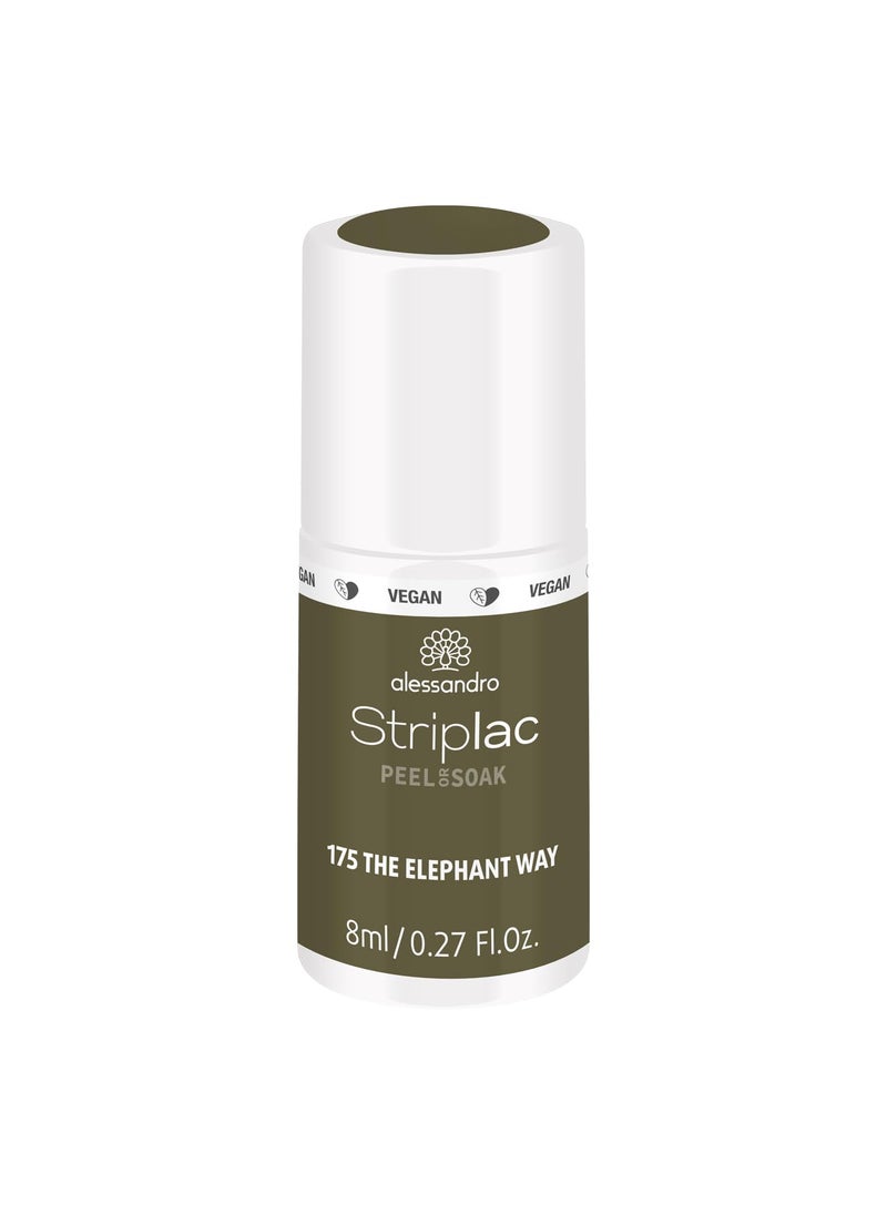 ALESSANDRO alessandro Striplac Peel or Soak Nail Polish - Long Lasting Wear - Quick Drying Time - Offers a Variety of Colors - Delivers Professional Results - Vegan - Cruelty Free - The Elephant Way - 0.27 oz 