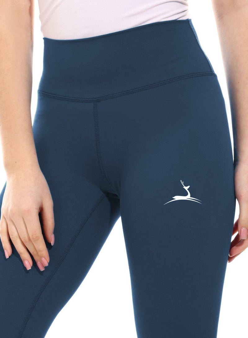 Doe Plain Sportive Stretch Leggings Activewear Sportswear Womens Legging Gym Legging - Image 3