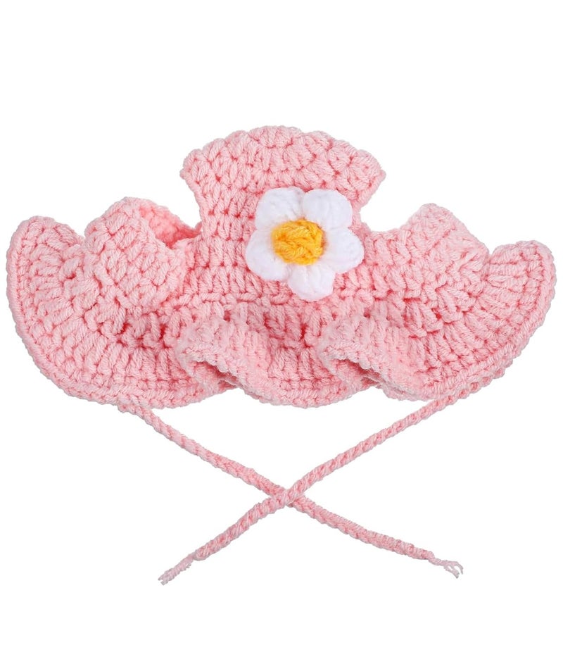 BdelrinQue Cat Hat, Cats Clothes, Pink Cat Accessories, Pet Accessorie Supplies, Suitable for Small Pets, Fun Outfits, Cats Accessories for Parties and Photography - Image 1