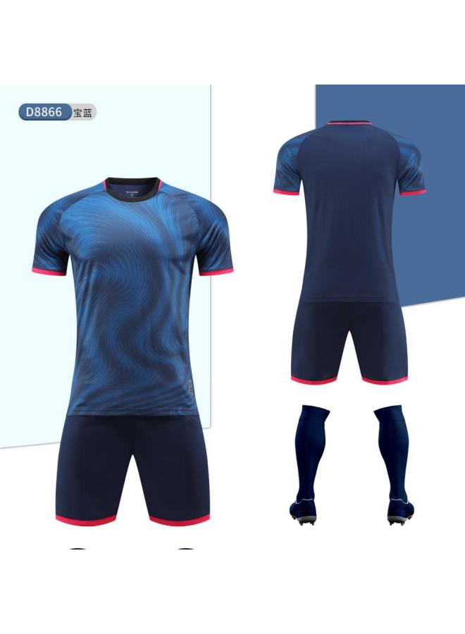 Children's Football Uniforms, Sports Suits, Printed Adult Training Camp Football Uniforms, Summer Short-sleeved Running And Skipping Rope Quick-drying Clothes