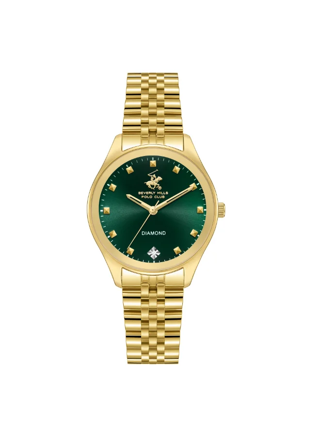 بيفرلي هيلز بولو كلوب BEVERLY HILLS POLO CLUB Women Analog Dark Green Dial Watch - BP3657C.170