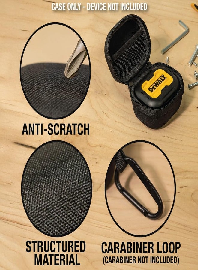 DEWALT Heavy Duty Protective Headphone Case for TWS Earbuds & Wearable Speaker, Compact Lightweight w/EVA Headphone Case Hard Shell, Shockproof, Water-Resistant, Soft Interior & Accessory Mesh Pocket - Image 5