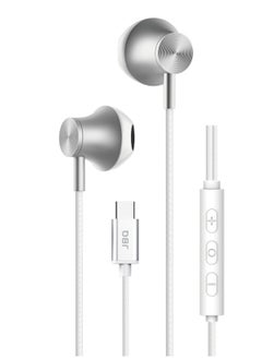 JBQ High Quality In ear Wired Headphones Compatible With Type C 