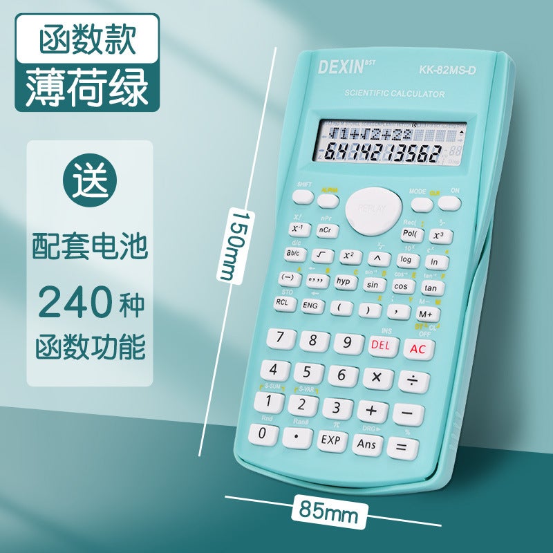 Calculator Office Solar Energy Student With Voice University Finance Small Portable Dual Power Computer - Image 1