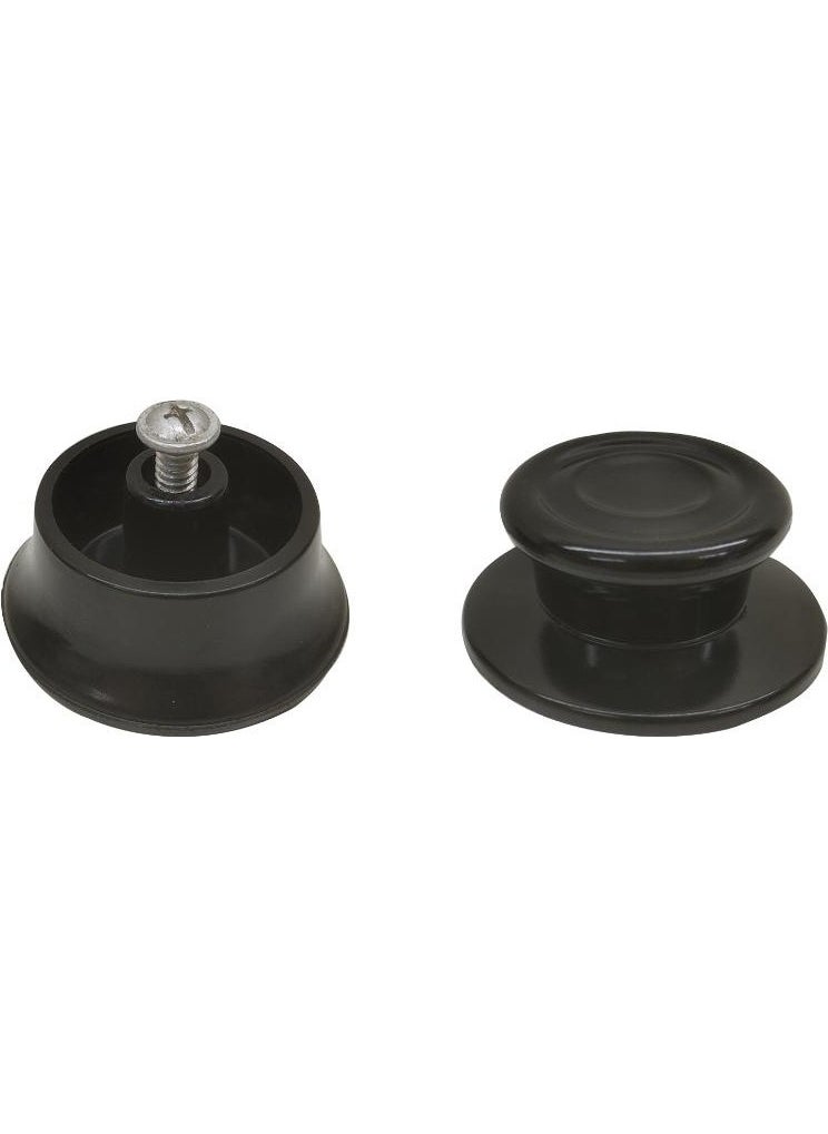 Nalburkent 10 Pieces Black Luxury Pot Pan Glass Lid Handle  - Image 4