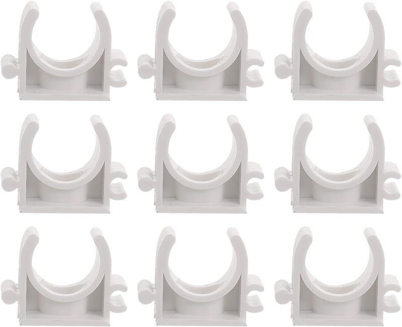 U Shape Pipe Clamps Clips Portable Strong Support Hangers for Plumbing Cable Gas Water Installation with Corrosion Resistant Electrical Insulation Fast Installation - Image 1