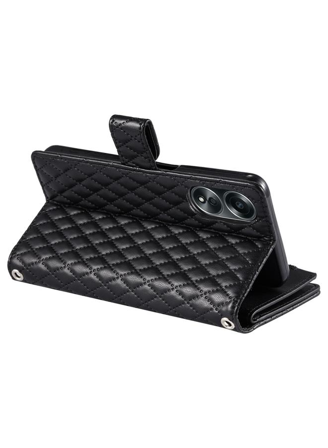 اس-توب جراب هاتف OPPO A58 4G لامع بسحاب ومحفظة جلدية - Image 5