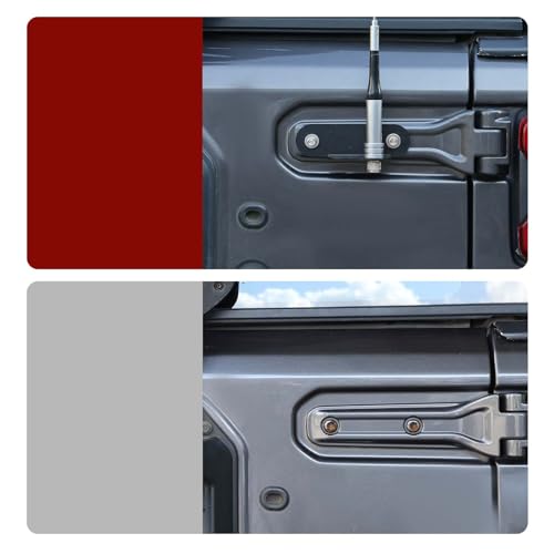 Linskip Metal Tailgate CB Antenna Mount Compatible with Jeep Wrangler 2018-2024, CB Antenna Mount for Jeep Wrangler Exterior Accessories - Image 4