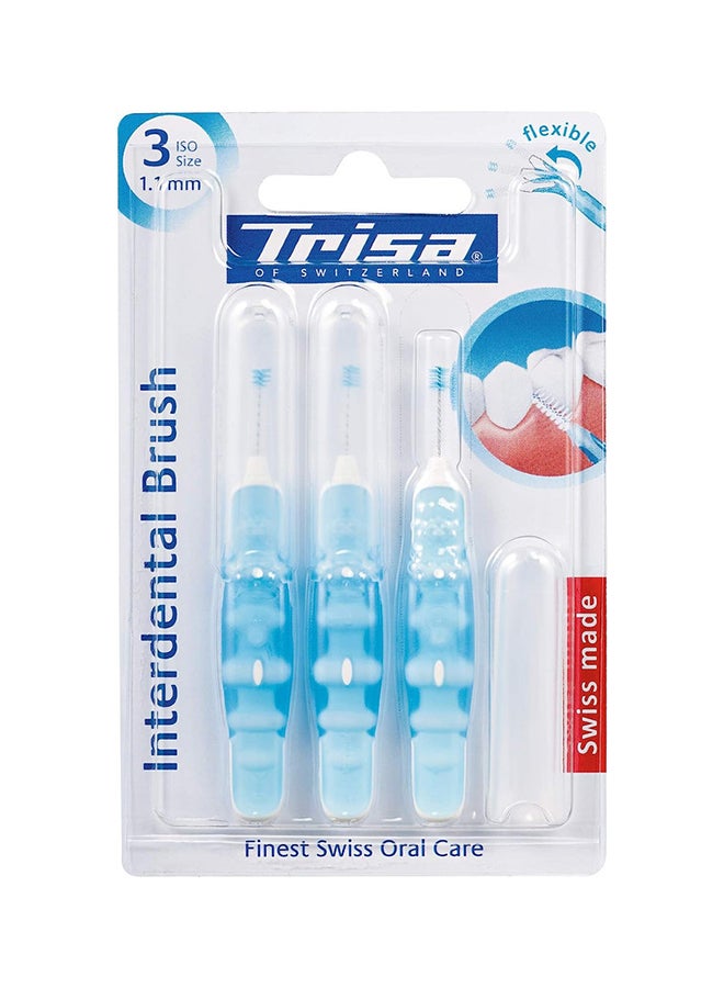 TRISA Professional Inter Dental Brush 3 ISO - 3MM, Assorted colors - Image 1