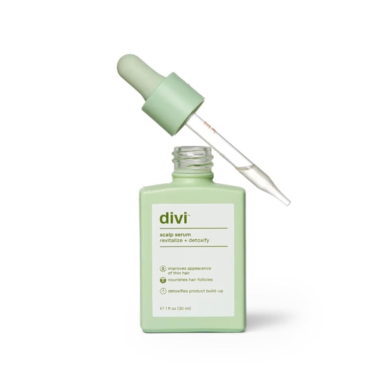 Divi Scalp Serum for Thinning Hair 30ml  Clinically Tested Nourishing Formula with Amino Acids Caffeine  Rosemary Oil  Promotes Healthy Scalp  FullerLooking Hair Reduces Oil  Product Buildup