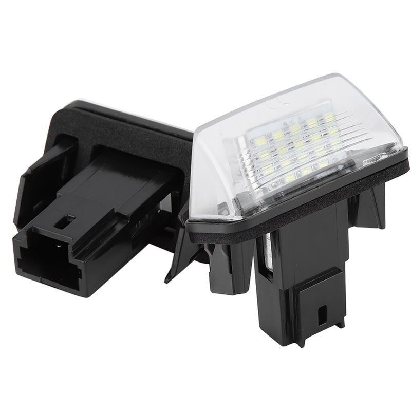 2pcs 18 LED Left&Right Car License Plate Light Lamp for Citroen C3 2002‑2009 - Image 1