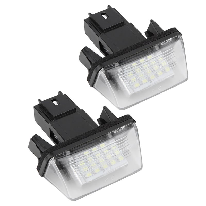 2pcs 18 LED Left&Right Car License Plate Light Lamp for Citroen C3 2002‑2009 - Image 3