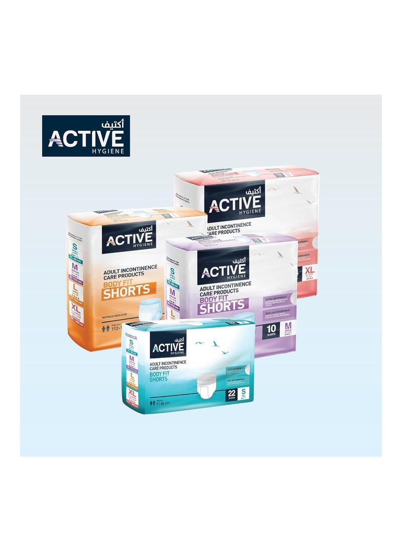 Active Active Incontinence Adult Diaper Pants Large 112-147 Cm Pack Of 10  - Image 3