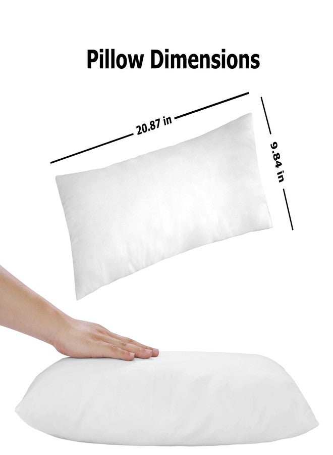 PRIMLECT Nap Mat Pillow Insert Replacement, Soft and Fluffy, Fits Toddler Sleeping Bags, 21 x 10 Inches, for Boys and Girls in Daycare, Preschool, Kindergarten - Image 2