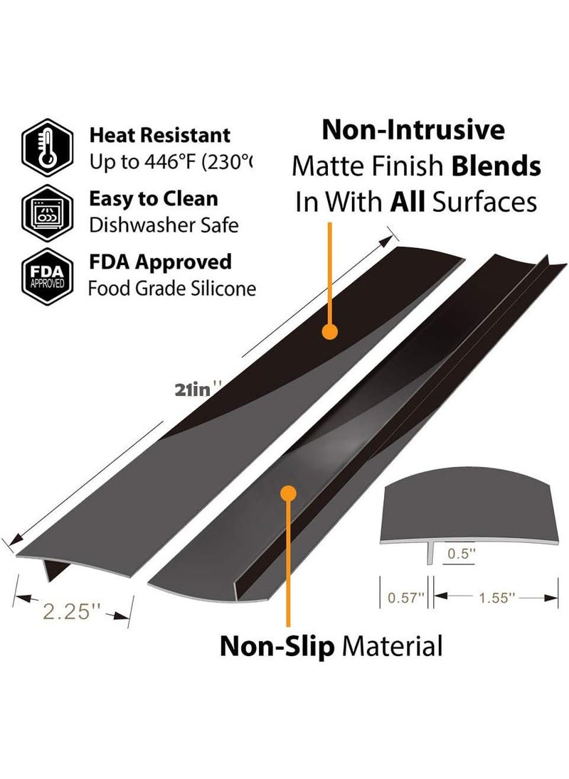 Y&D 2-Piece 21In Kitchen Decorative Stove Waterproof Sealing Molding Silicone High Temperature Resistant Cutting Anti Oil Gap Strip  - Image 2